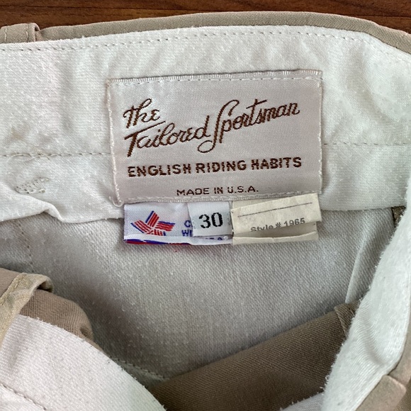 Tailored Sportsman riding breeches, 30R - Picture 4 of 4
